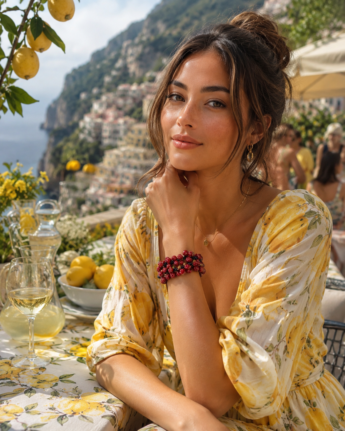The Crimson Garden Beaded Bracelet