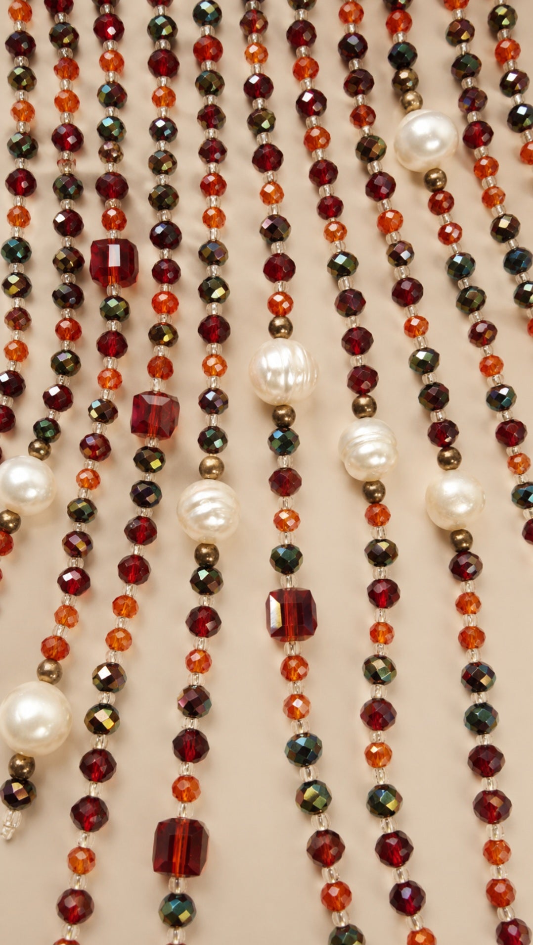 Imperial Crimson & Pearl Waterfall