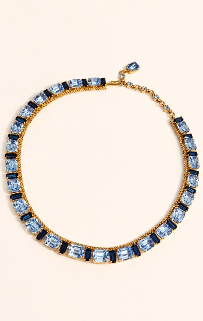 Vintage Moonlight Geometric Collar Necklace
