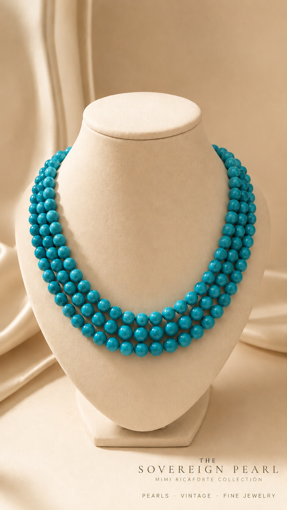 The Classic Turquoise Cascade Necklace