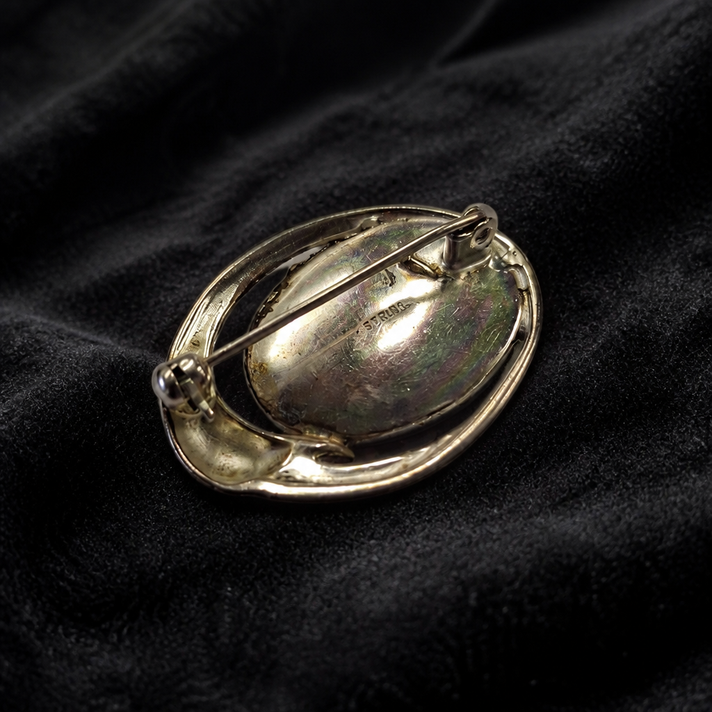 The Mexican Sterling Silver Abalone Ring.
