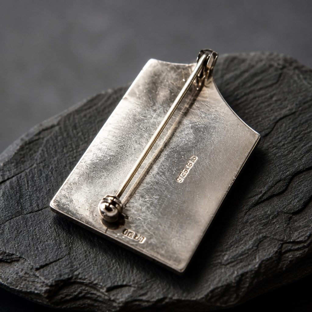 The Handmade House Pin Brooch.