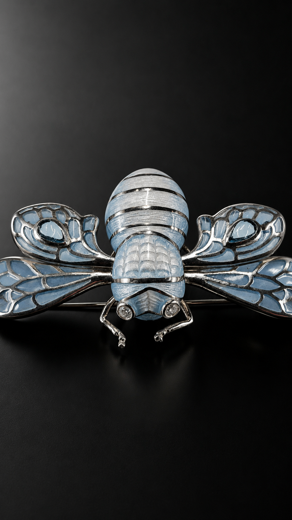 The Celestine Bee Brooch