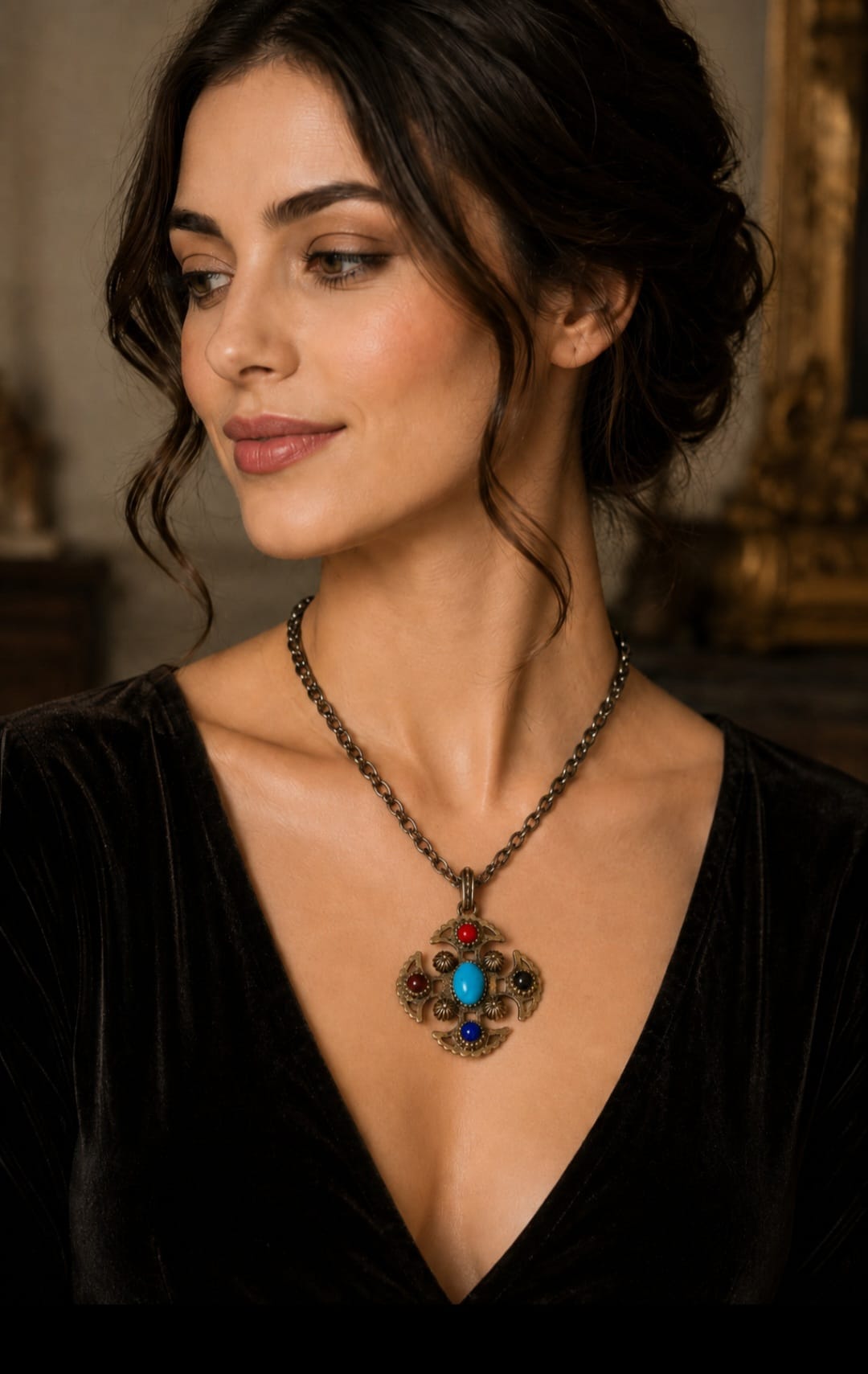 Highland Relic/Celtic Cross Necklace