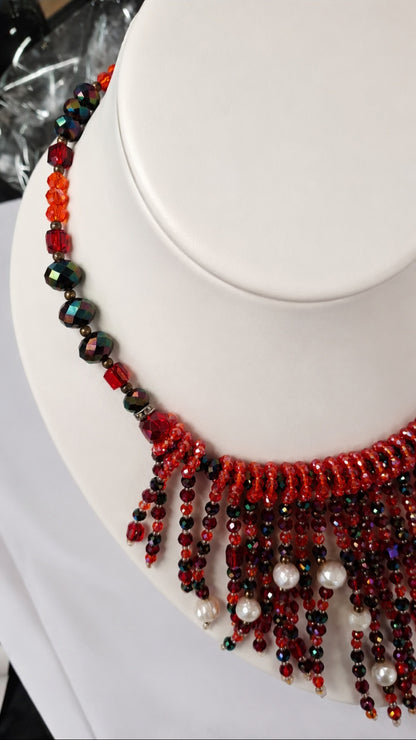 Imperial Crimson & Pearl Waterfall