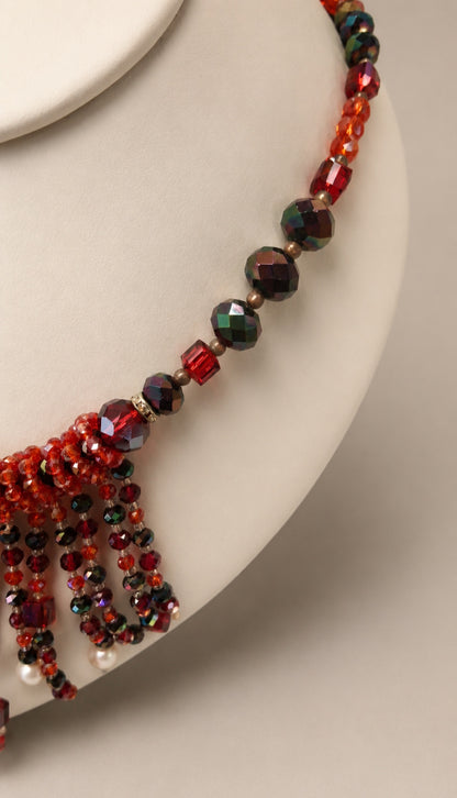 Imperial Crimson & Pearl Waterfall