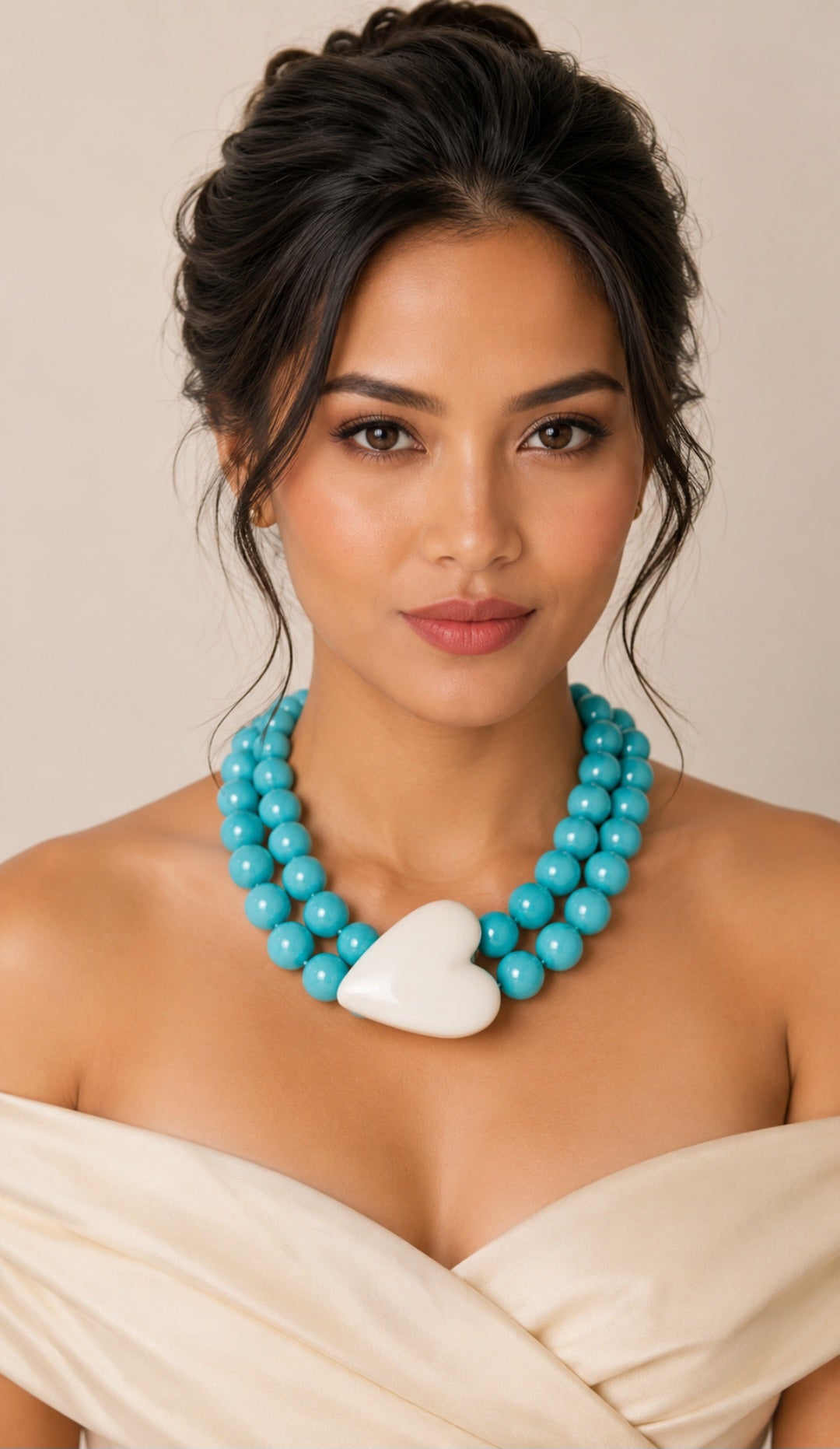 The Cerulean Sweetheart Choker