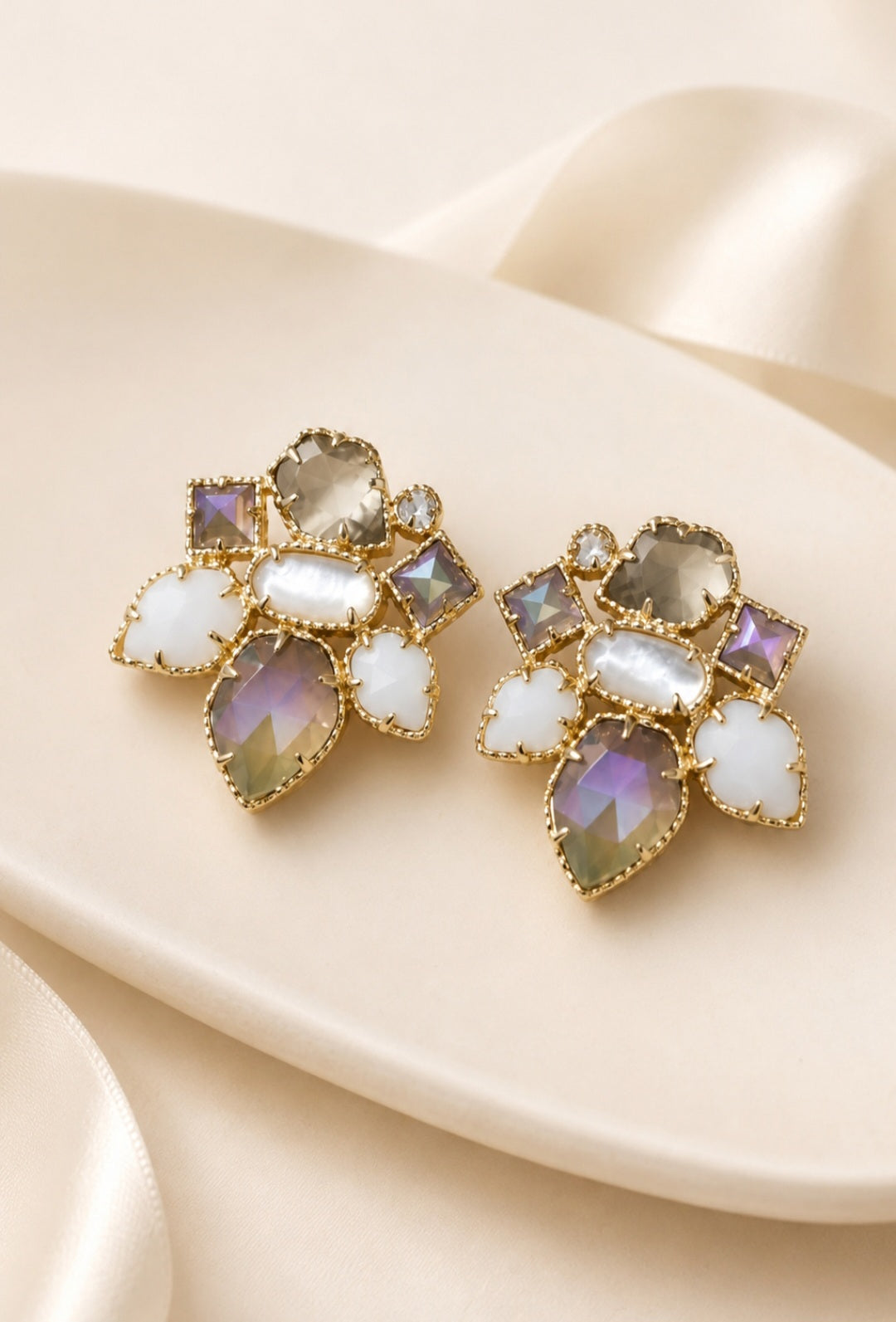 Twilight Mosaic Statement Earrings
