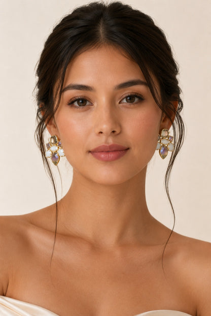 Twilight Mosaic Statement Earrings