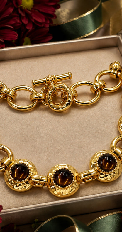 Vendôme Smoky Cabochon Choker