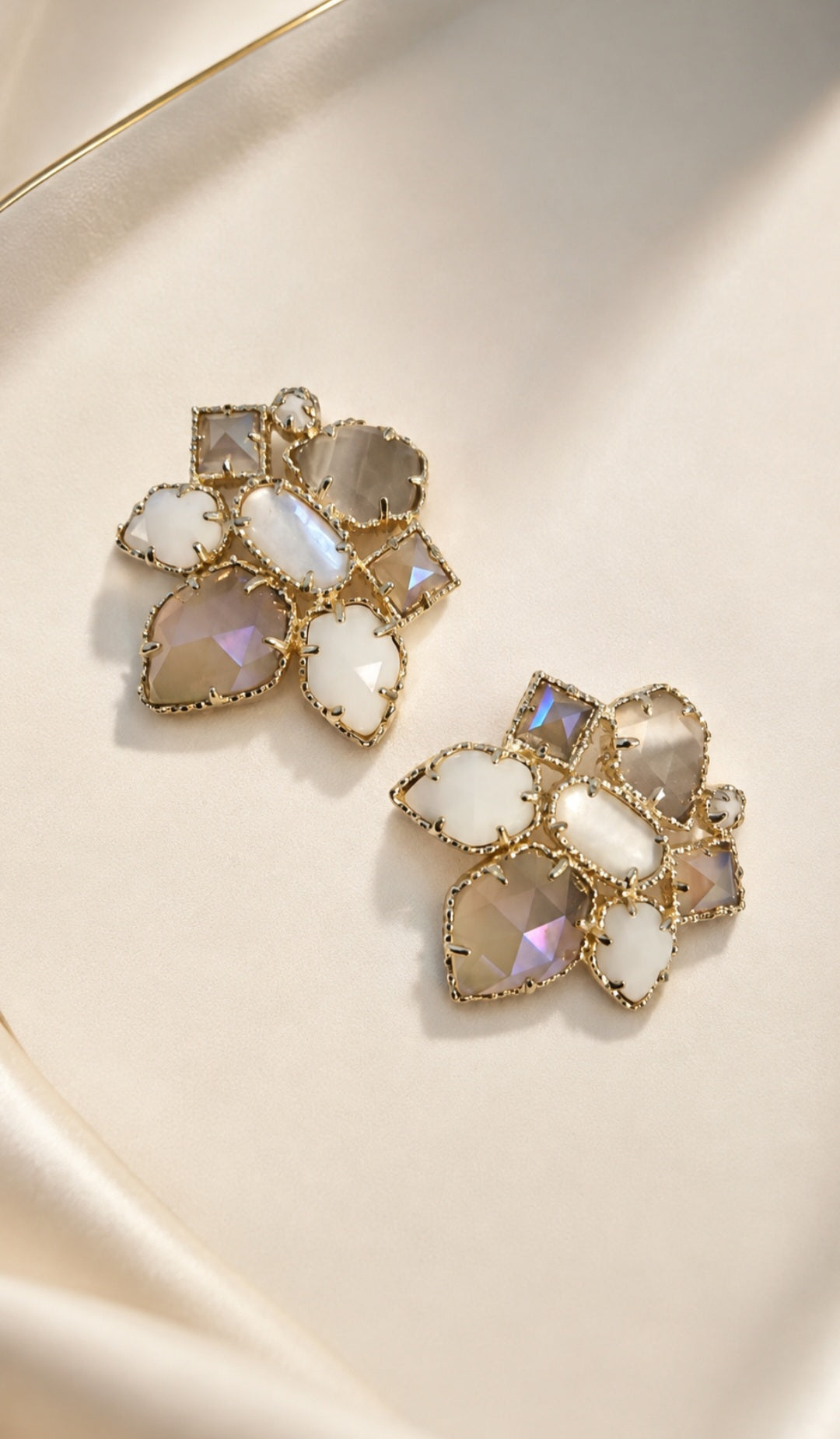 Twilight Mosaic Statement Earrings