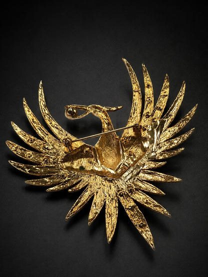 The Radiant Phoenix Brooch