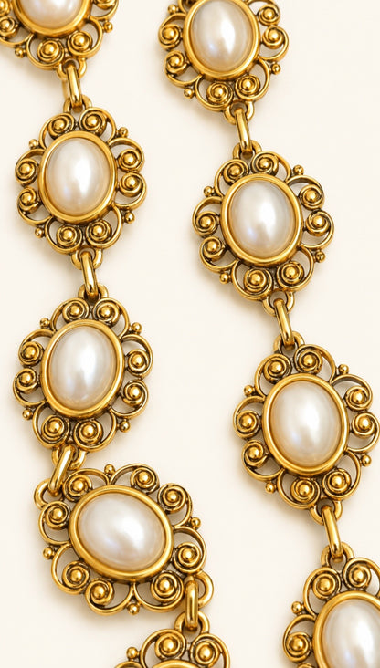 Pearl Necklace - Victorian Revival Jewelry