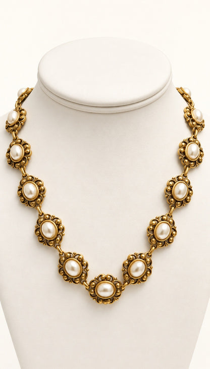 Pearl Necklace - Victorian Revival Jewelry