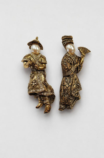 Geisha Brooch Set