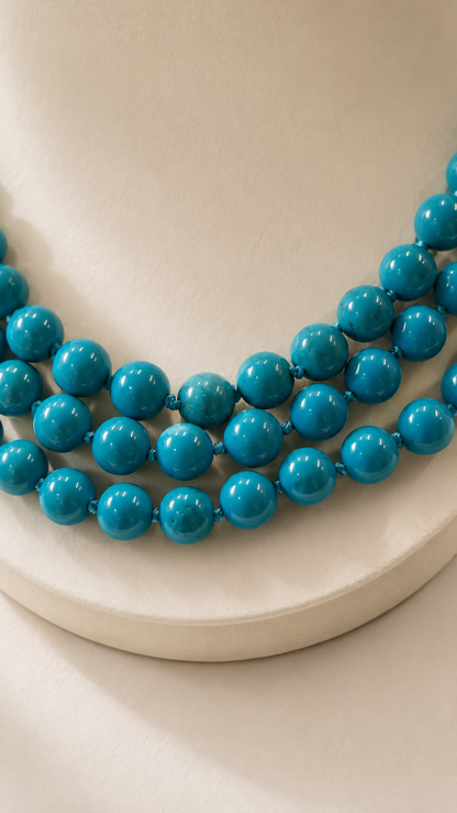 The Classic Turquoise Cascade Necklace