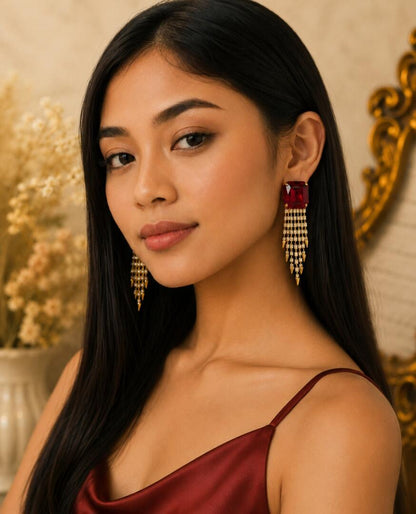 Rouge Royale Cascade Earrings