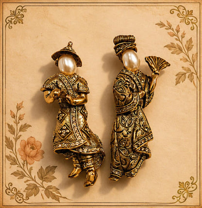 Geisha Brooch Set