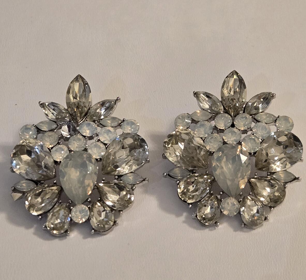 The Empress Crystal Cluster Statement Earrings