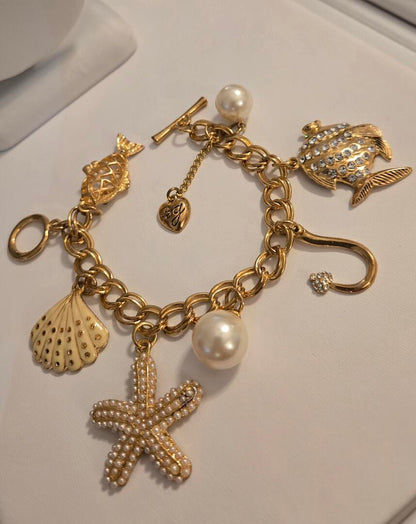 The Treasures of the Sea Statement Charm Bracelet