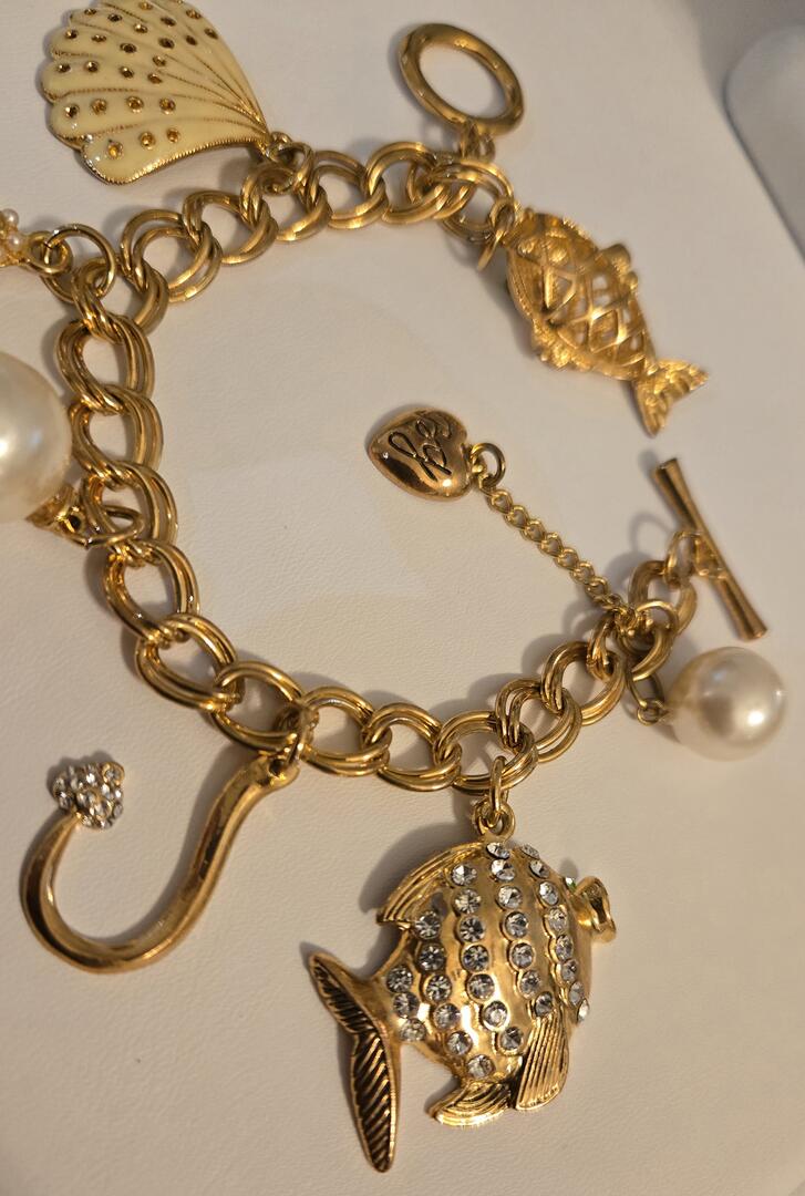 The Treasures of the Sea Statement Charm Bracelet