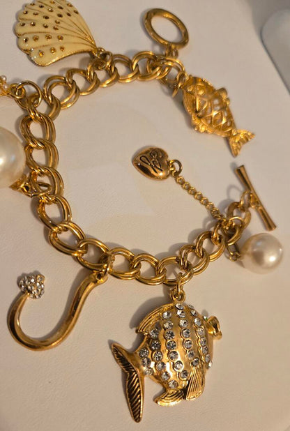 The Treasures of the Sea Statement Charm Bracelet
