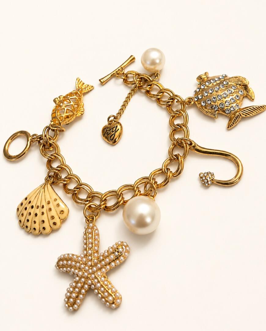 The Treasures of the Sea Statement Charm Bracelet