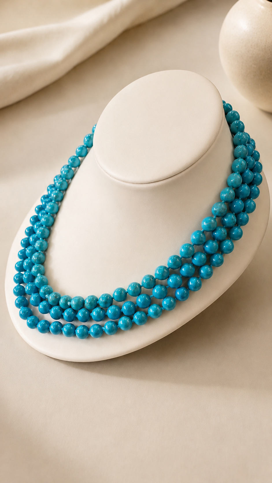 The Classic Turquoise Cascade Necklace