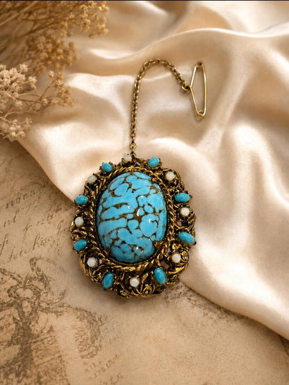 The Glasgow Azure Heirloom Brooch