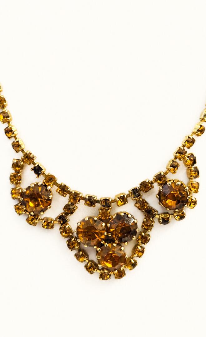 The Amber Autumnal Festoon Necklace