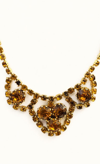 The Amber Autumnal Festoon Necklace