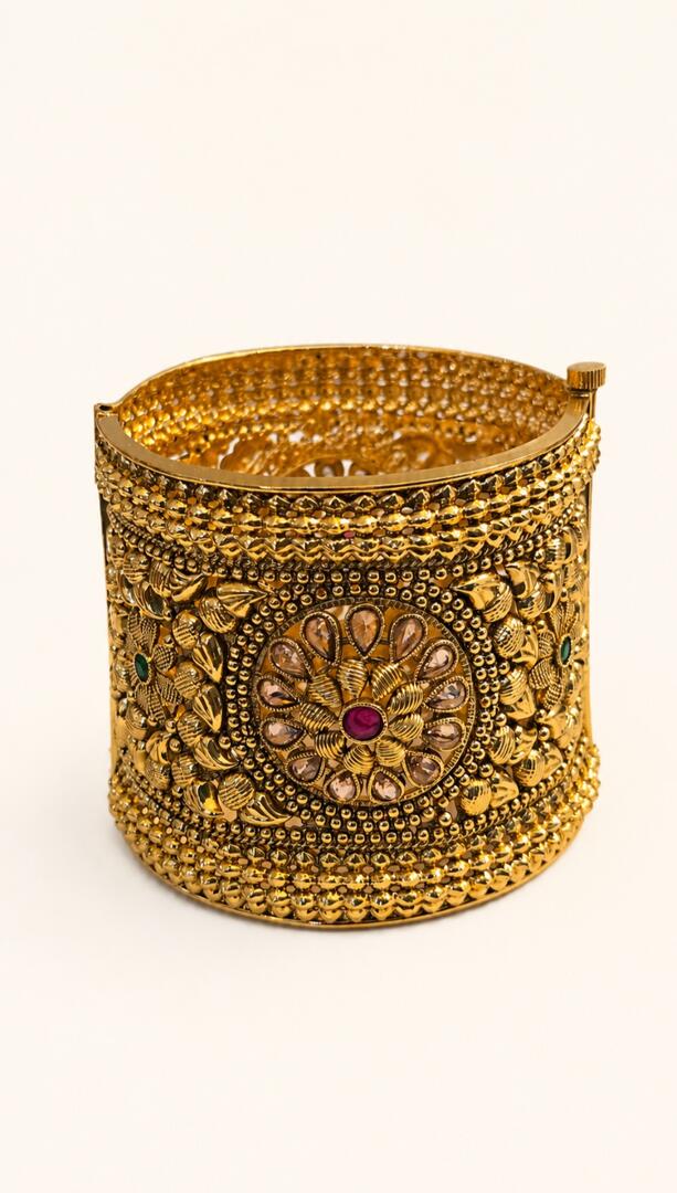 Byzantine Rosette Hinged Cuff