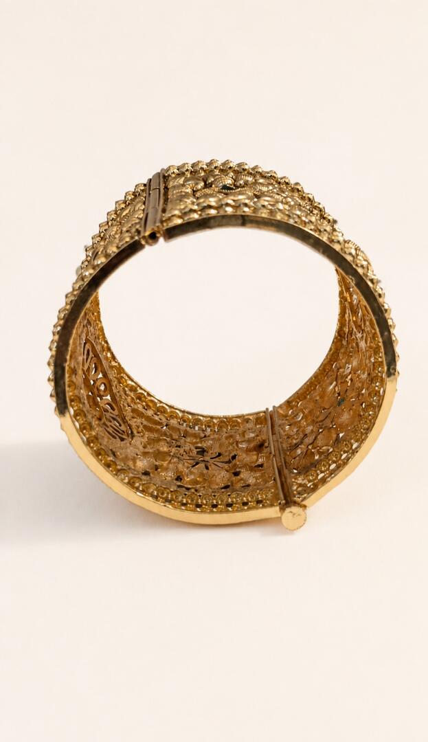 Byzantine Rosette Hinged Cuff
