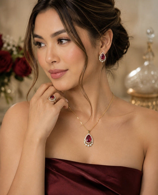 Scarlet Tear Drop Set