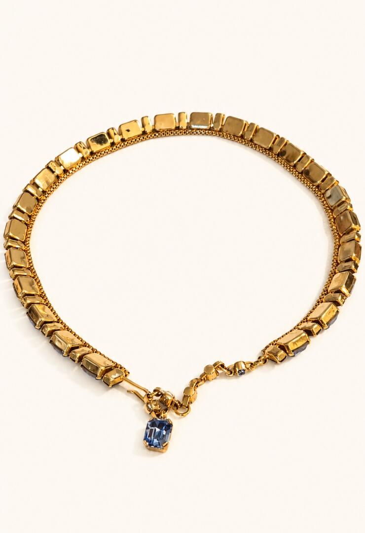 Vintage Moonlight Geometric Collar Necklace