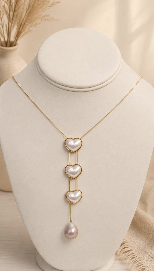 The Sovereign Heart Cascade Necklace