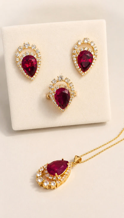 Scarlet Tear Drop Set