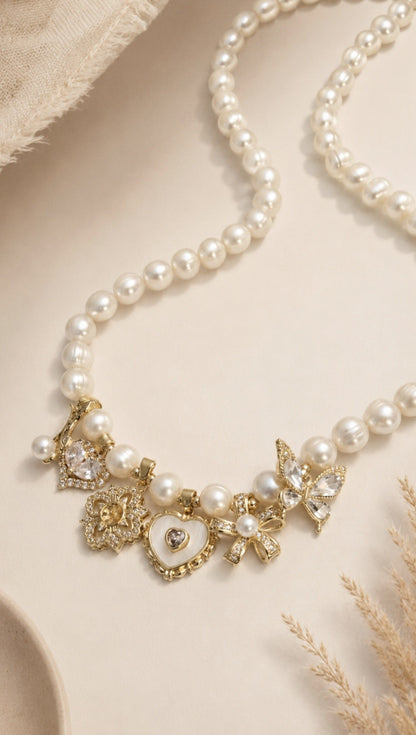 Enchanted Garden Pearl Choker