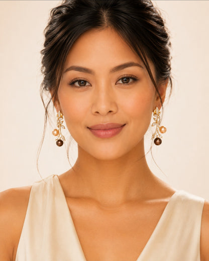 The Golden Vine Pearl Jewellery Set