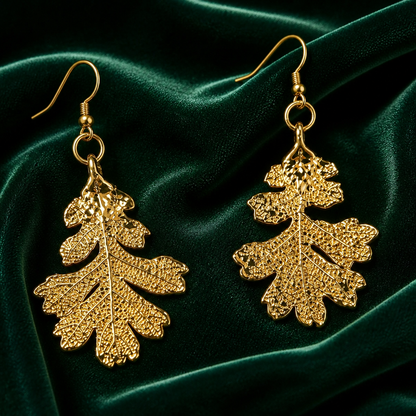 The Gilded Leaf Earrings