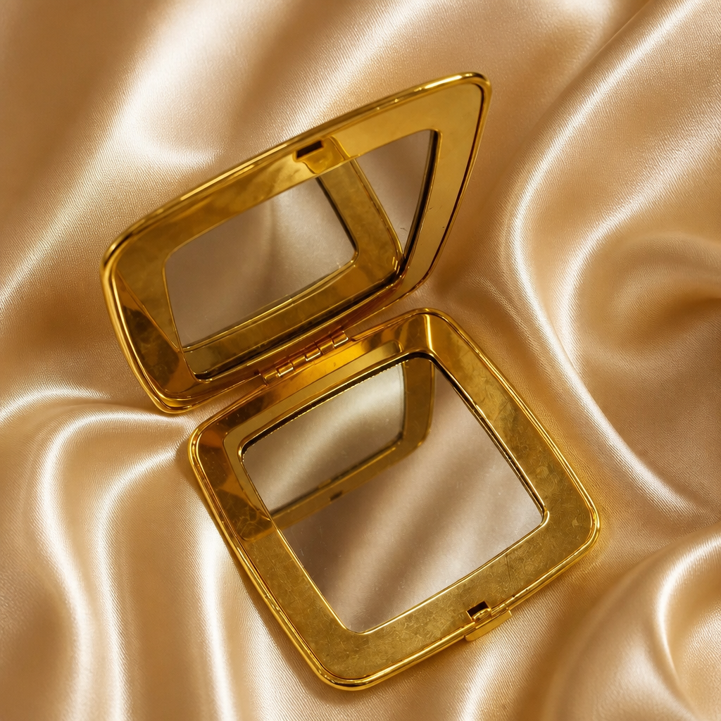 The Golden Dragonfly Handbag Mirror