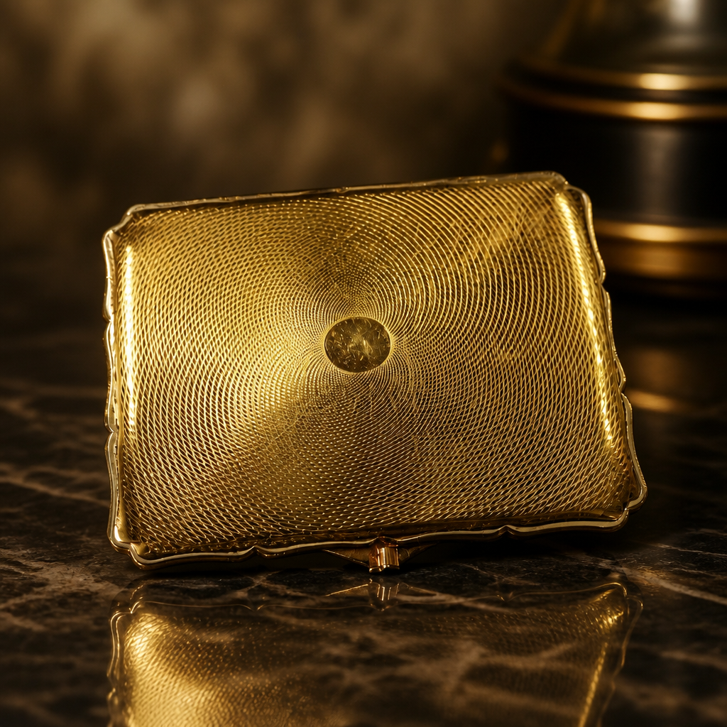 The Golden Dragonfly Handbag Mirror