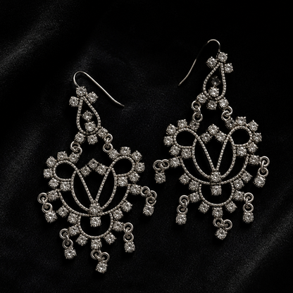 The Silver Chandelier Earrings