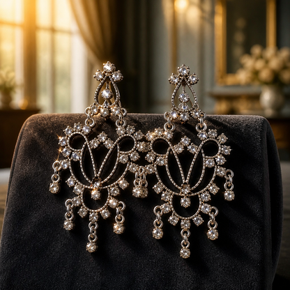 The Silver Chandelier Earrings