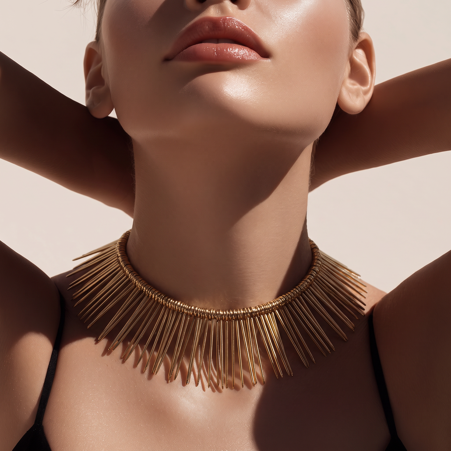 The Gilded Fan Collar