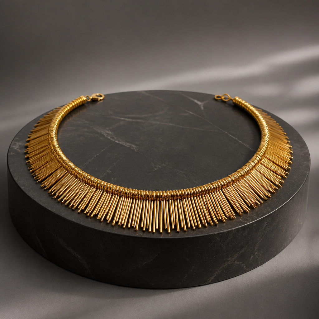 The Gilded Fan Collar