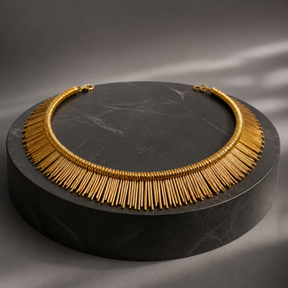 The Gilded Fan Collar