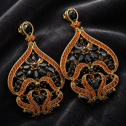 The Amber Noir Chandeliers