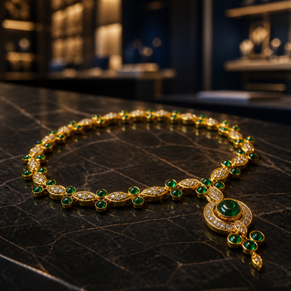 The Emerald Garden Necklace