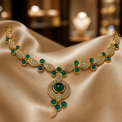 The Emerald Garden Necklace